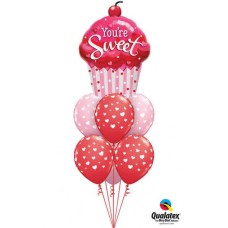 Bukiet 813 How Sweet it is to be Loved by You! Qualatex #98699 85713-6